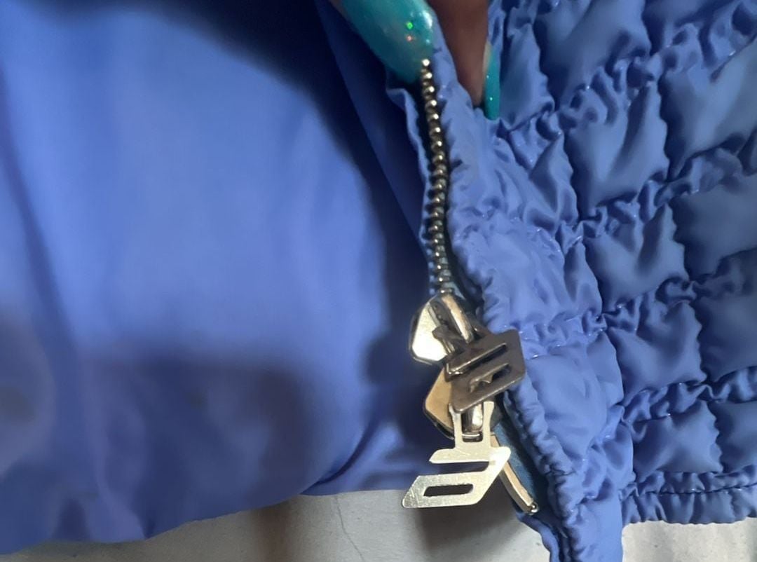 Eisbär Austria Vintage Blue Quilted Zip-Up Jacket 7