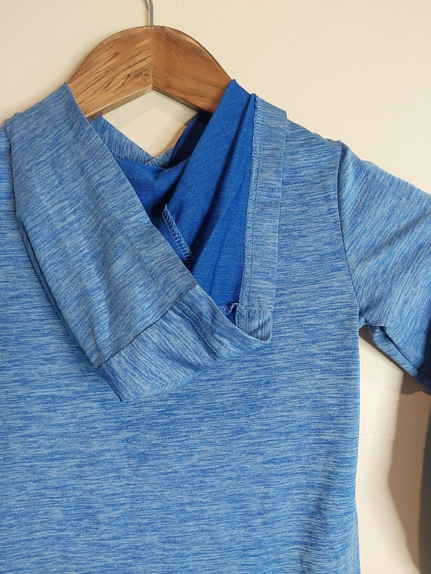Nike Dri-FIT Blue Youth Boys Size 5 Pullover Long Sleeve Hoodie Sweatshirt 8