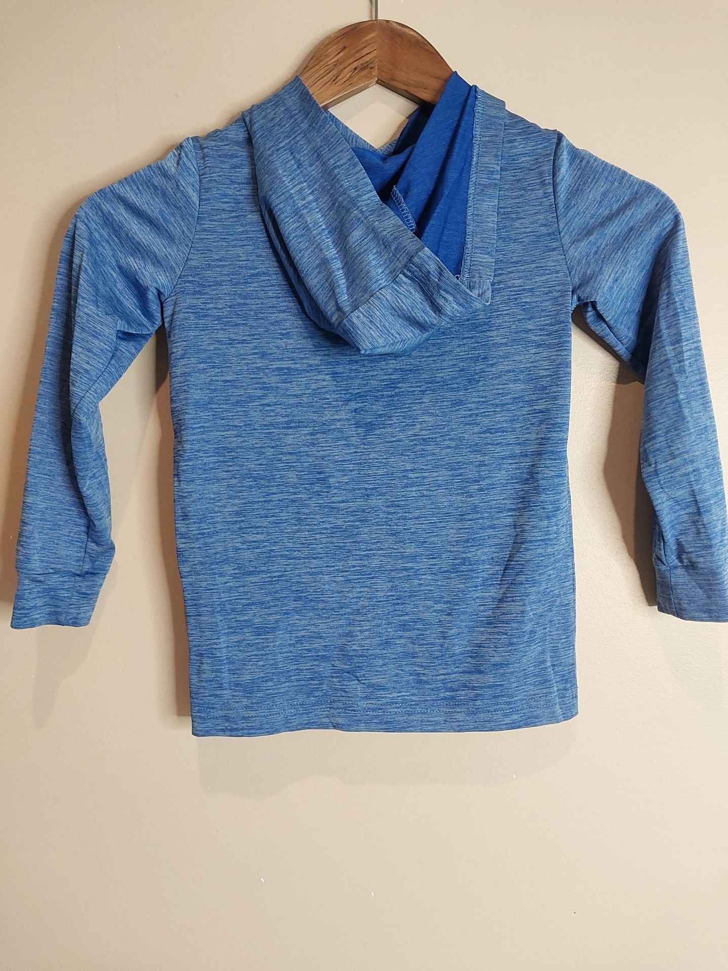 Nike Dri-FIT Blue Youth Boys Size 5 Pullover Long Sleeve Hoodie Sweatshirt 9