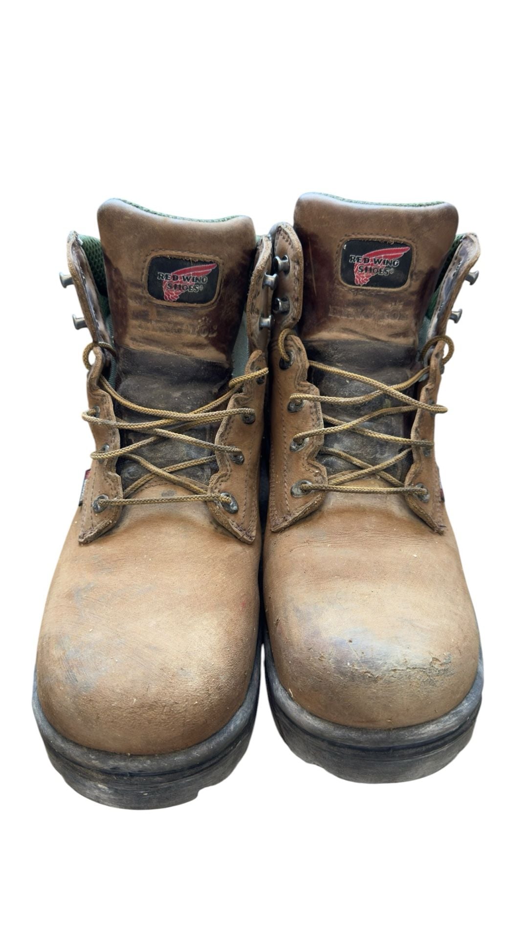 Red Wing Shoes King Toe Work Boots Stock No. 435 Size 13 E2 Men's Brown Leather 2