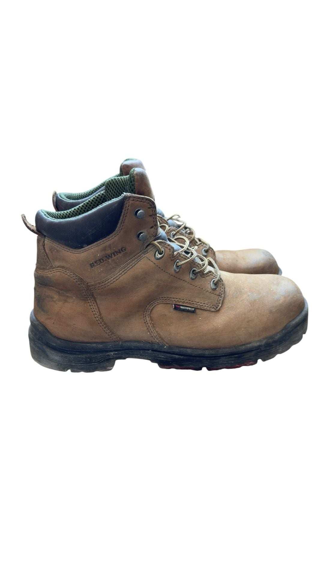 Red Wing Shoes King Toe Work Boots Stock No. 435 Size 13 E2 Men's Brown Leather 3