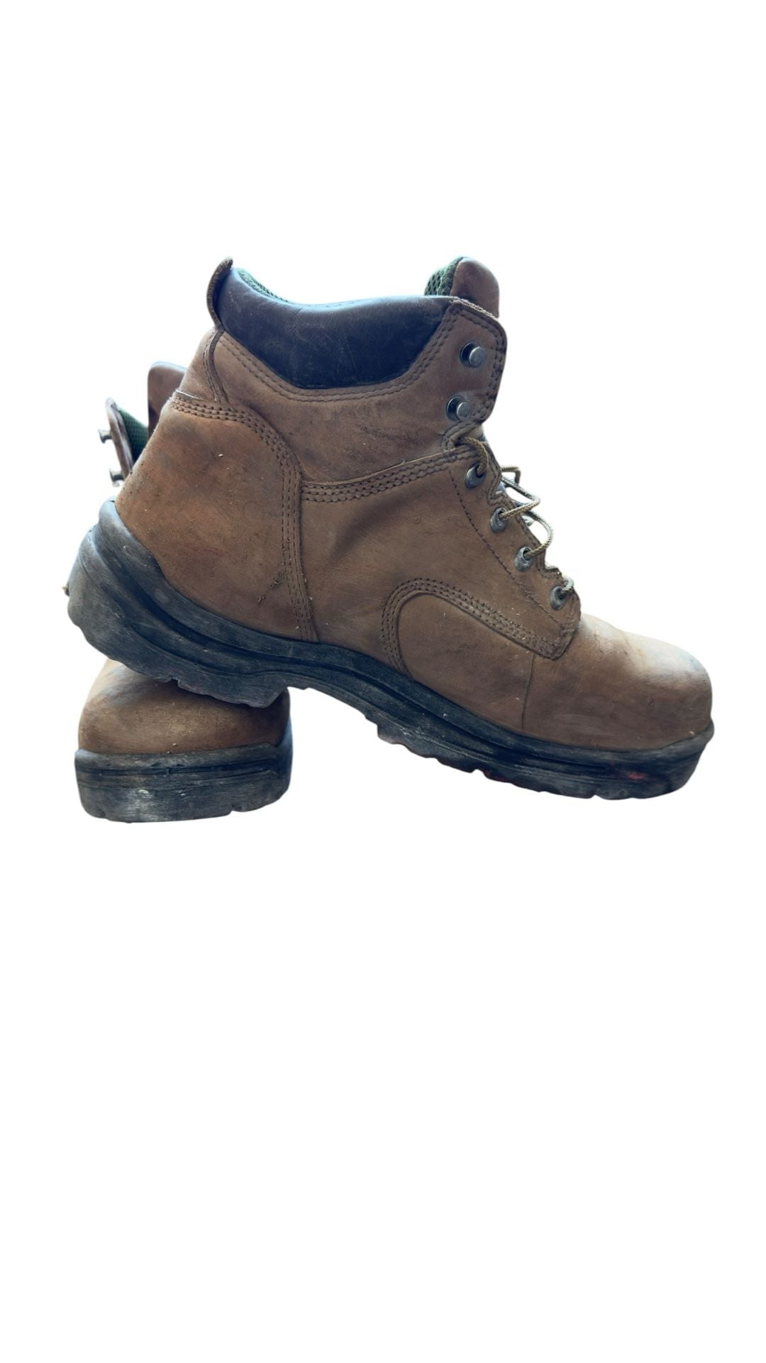 Red Wing Shoes King Toe Work Boots Stock No. 435 Size 13 E2 Men's Brown Leather 4