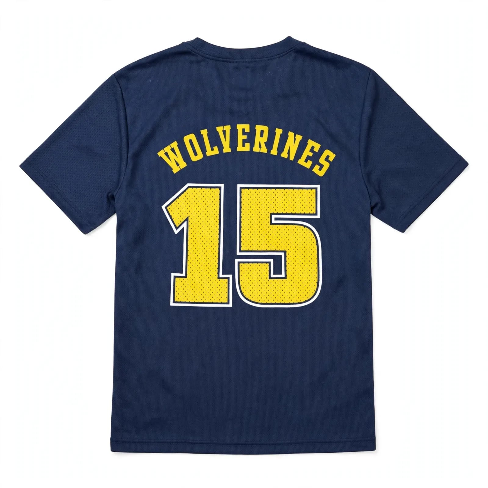 BTN Big 10K Michigan Wolverines Tee Shirt Size M Womens V-Neck Performance 2015 4