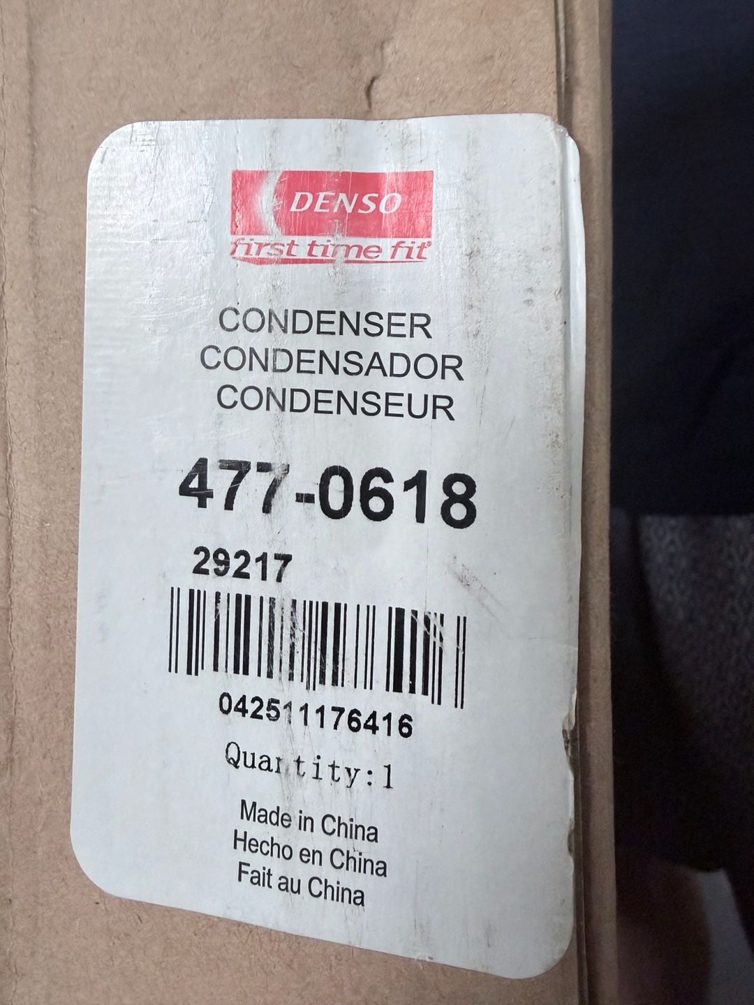 DENSO 477-0618 A/C Condenser – Honda Odyssey 2005-2010 – New in Box 2
