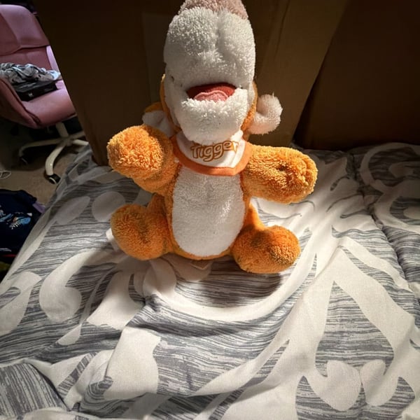 Walt Disney World Baby Tigger Plush Stuffed Animal with Bib