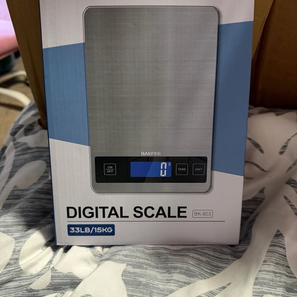Bakfee Digital Kitchen Scale 33LB/15KG Model BK-803