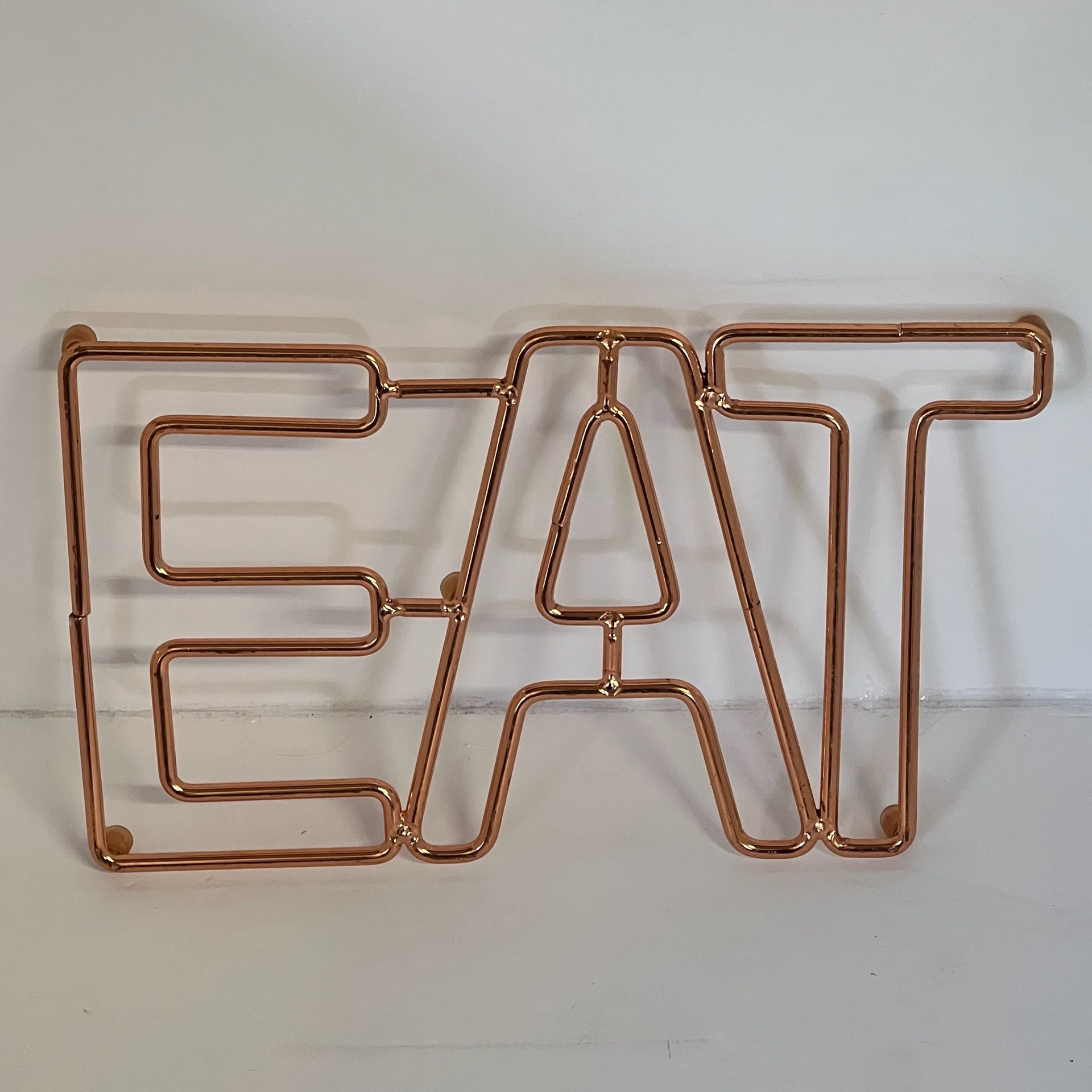 Copper “EAT” Kitchen Trivet / Wall Decor 1