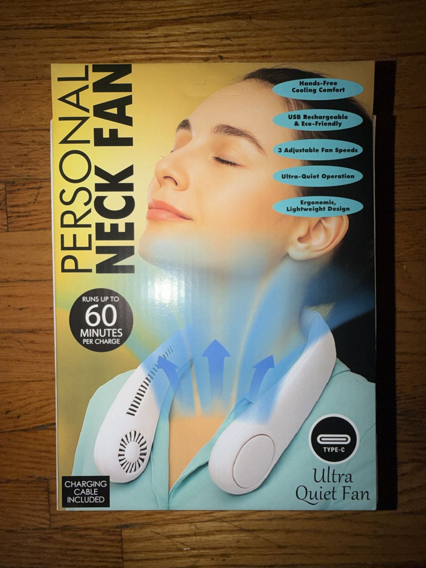 Personal Air Cooler Portable Neck Fan, 2