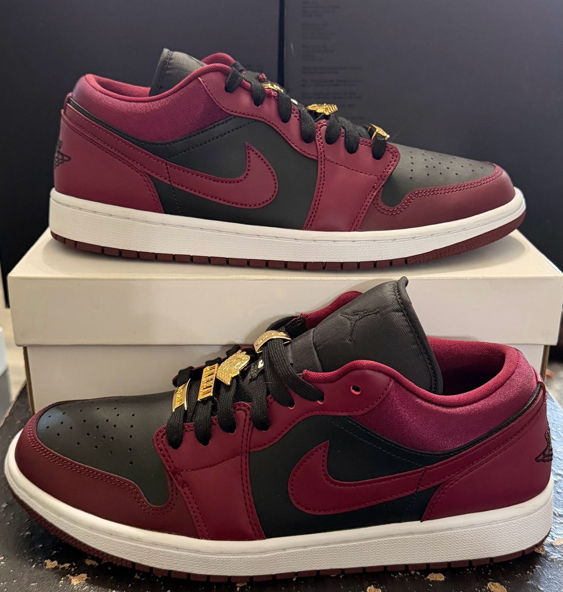 Nike Air Jordan 1 Low SE Dark Beetroot DB6491-600 Women's Sneakers 12w/10.5m 2