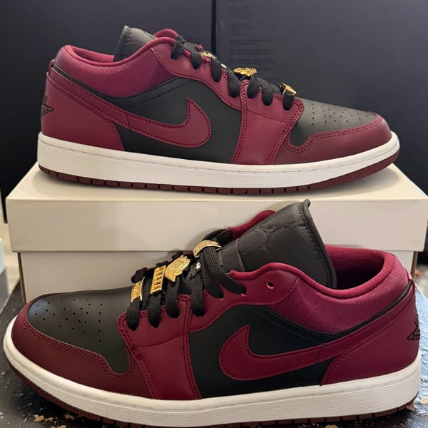 Nike Air Jordan 1 Low SE Dark Beetroot DB6491-600 Women's Sneakers 12w/10.5m