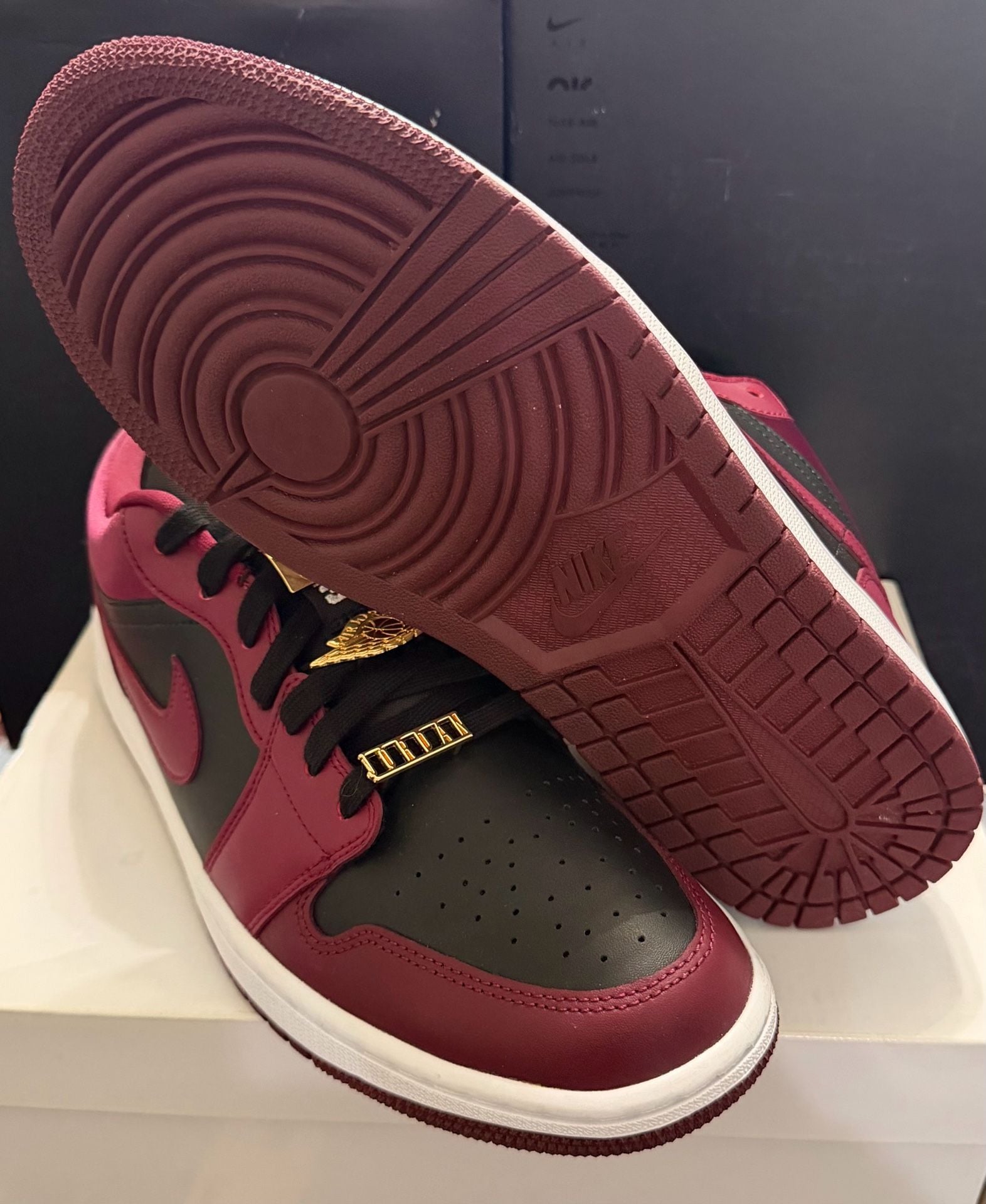 Nike Air Jordan 1 Low SE Dark Beetroot DB6491-600 Women's Sneakers 12w/10.5m 6
