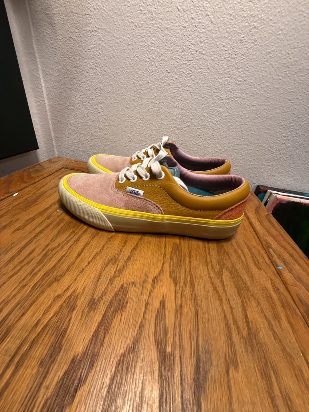 Women’s Suede/Leather Multicolor Vans Sneakers 4