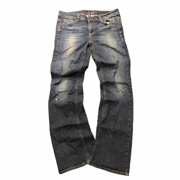 Tommy Hilfiger Freedom Boot Cut Jeans Women's Size 12L Blue Denim Flared