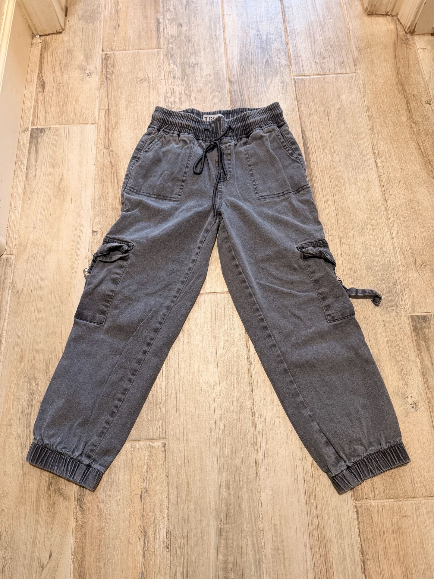 Telepatía Gray Denim Cargo Jogger Pants Size 1/25 2