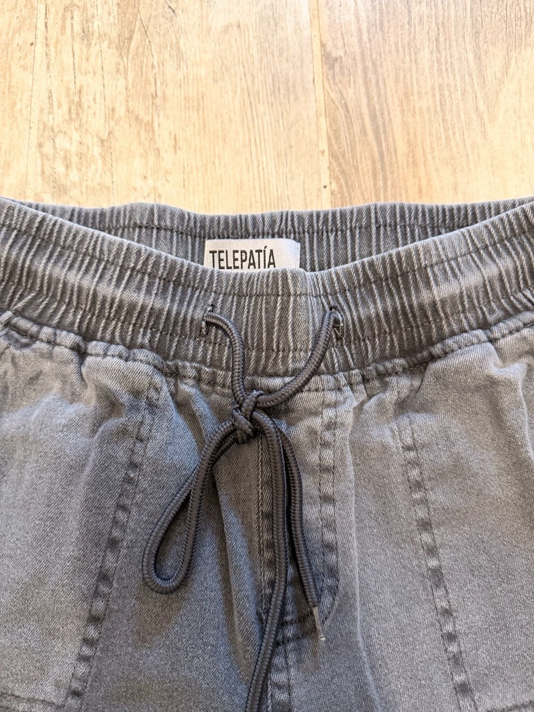 Telepatía Gray Denim Cargo Jogger Pants Size 1/25 3