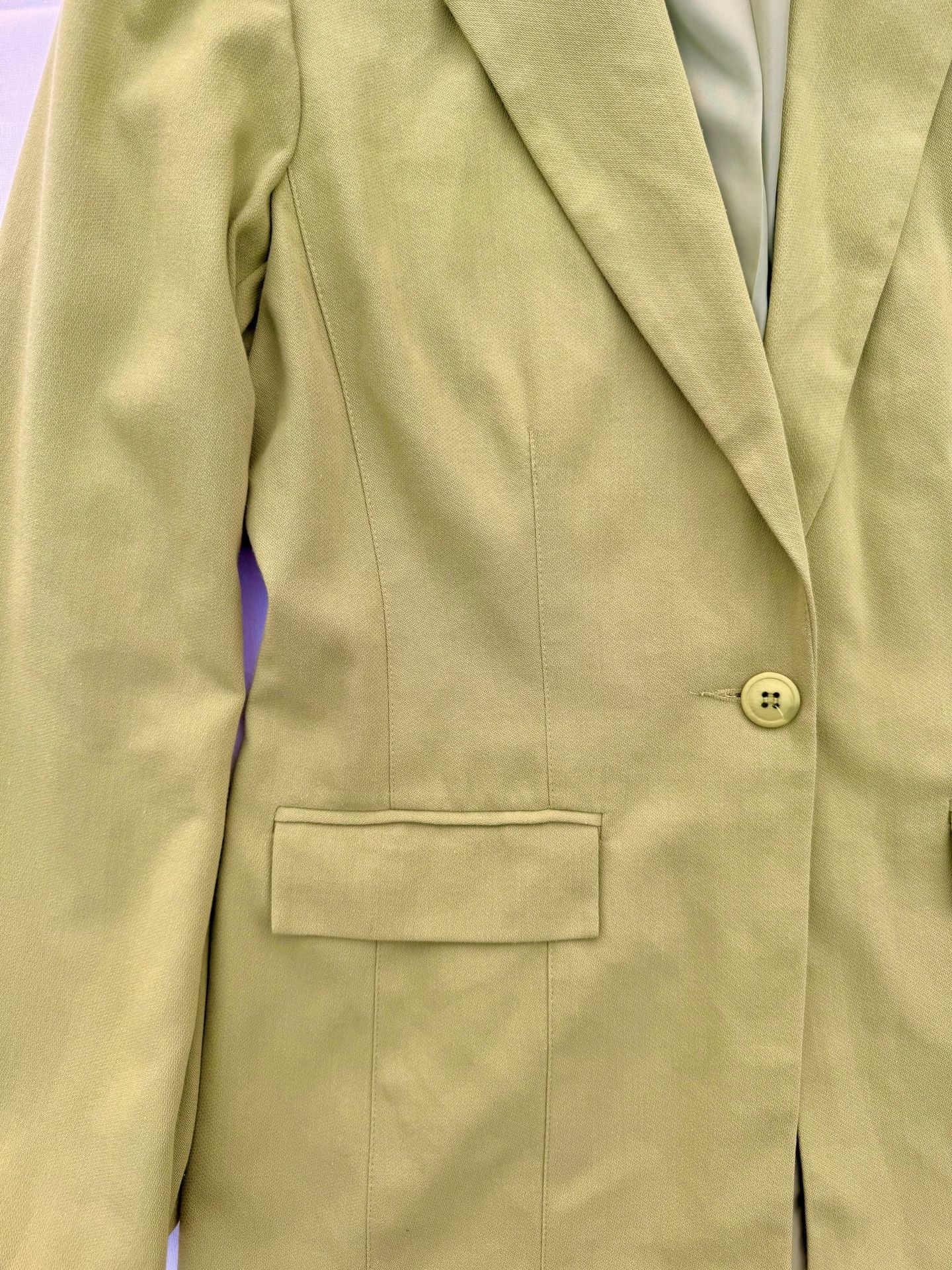 Norton McNaughton Lime Green Single Button Blazer 3