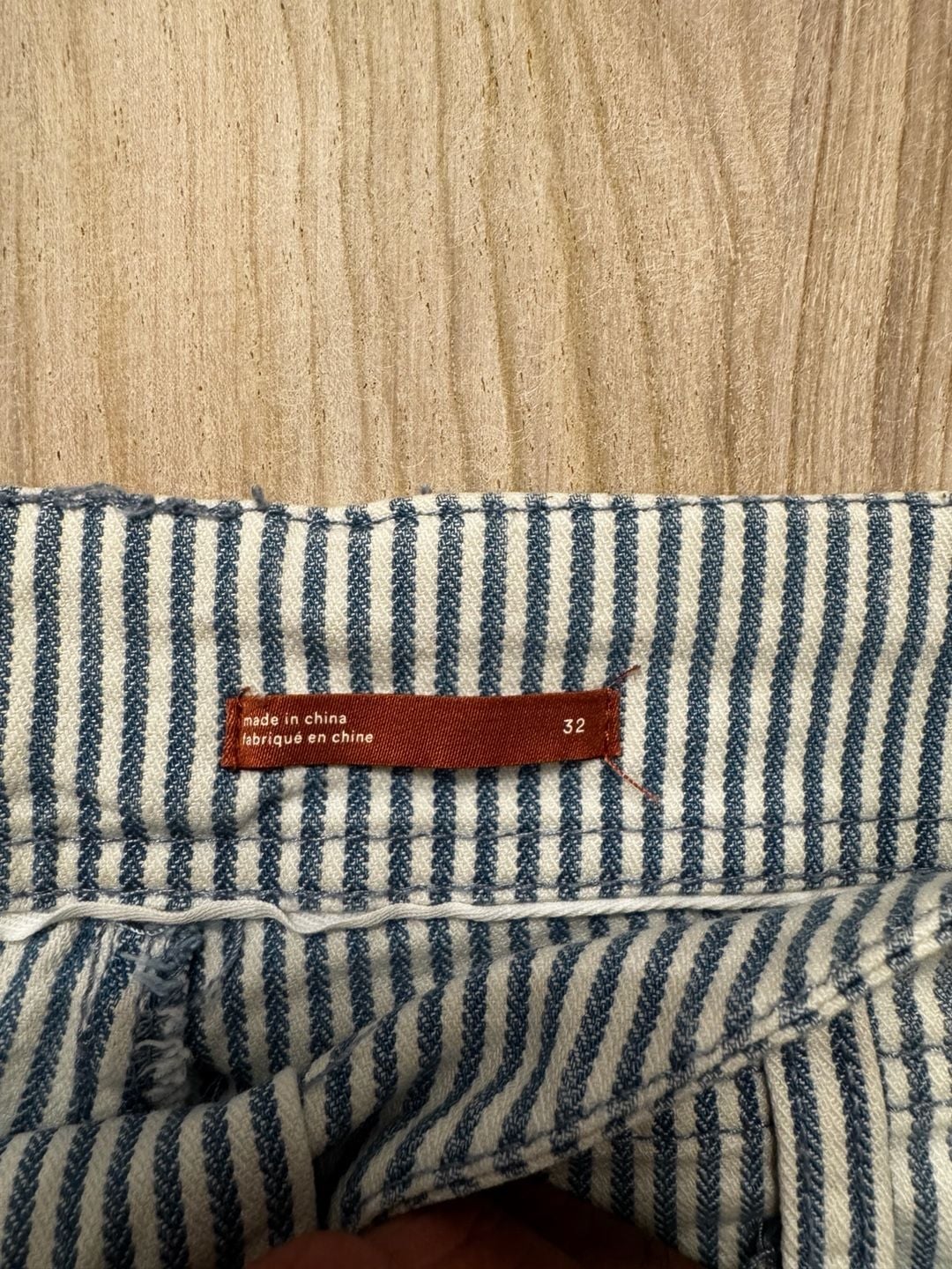 Anthropologie Pilcro Hickory Stripe Utility Pants Size 32 6