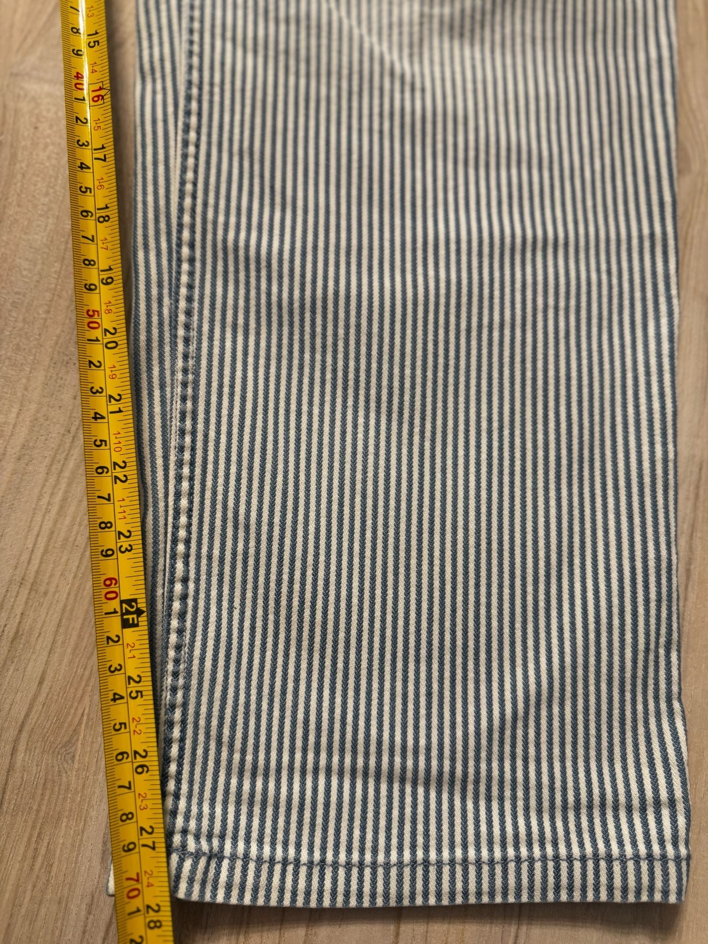 Anthropologie Pilcro Hickory Stripe Utility Pants Size 32 9