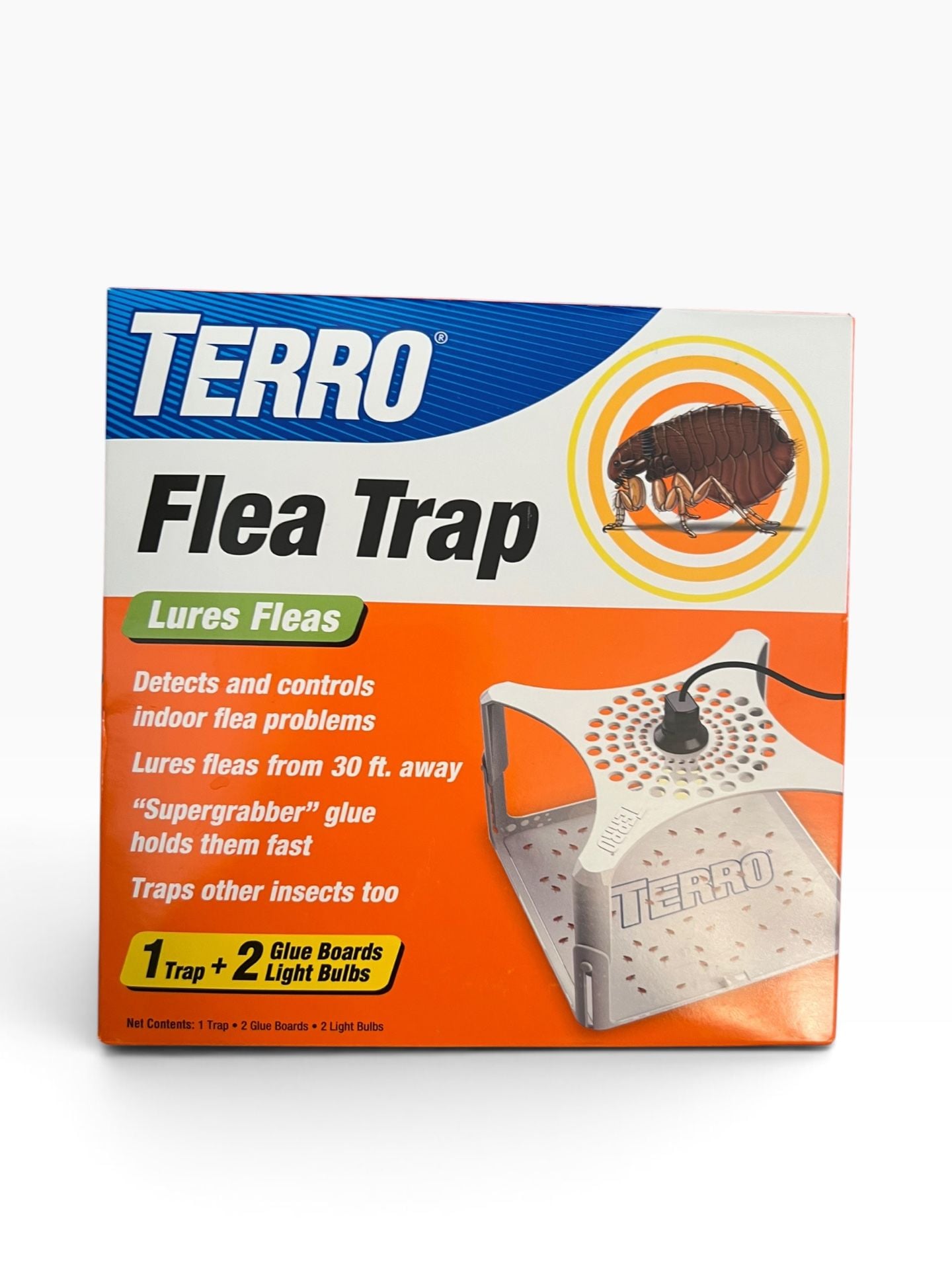 TERRO Flea Trap Indoor Light and Heat Lure with Glue Boards and Light Bulbs 6
