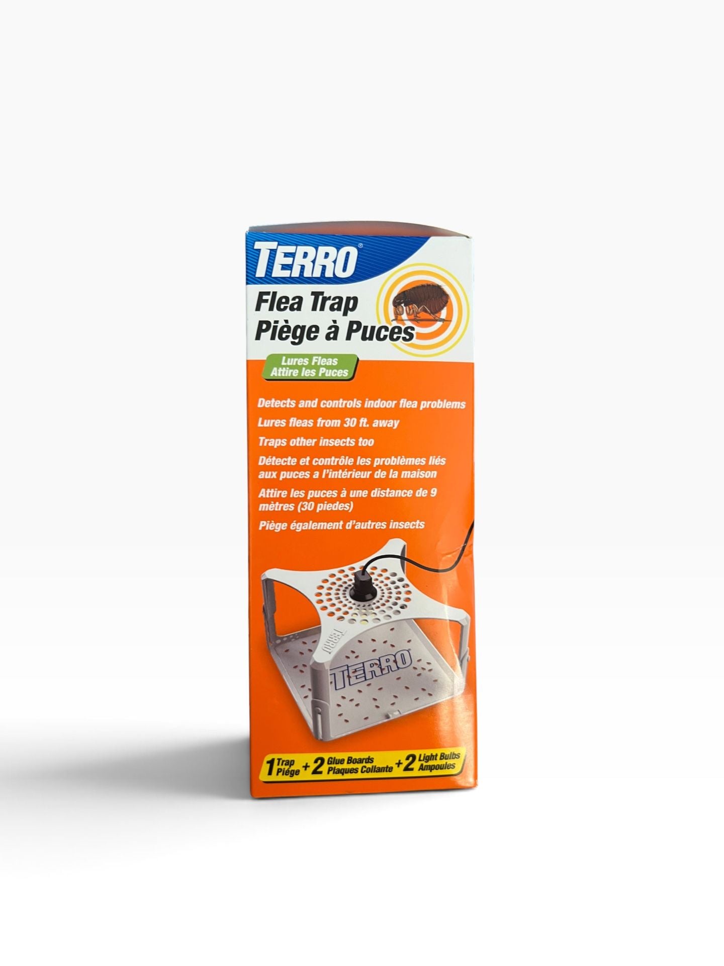 TERRO Flea Trap Indoor Light and Heat Lure with Glue Boards and Light Bulbs 7