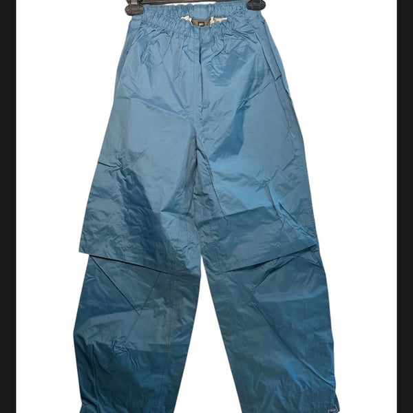 REI Co-op Kids 100% Nylon Blue Elastic Waist Pants Size L (12/14)
