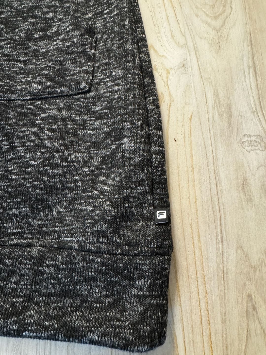 Fabletics Yukon Dress Heathered Black Hooded Sweatshirt Dress 7