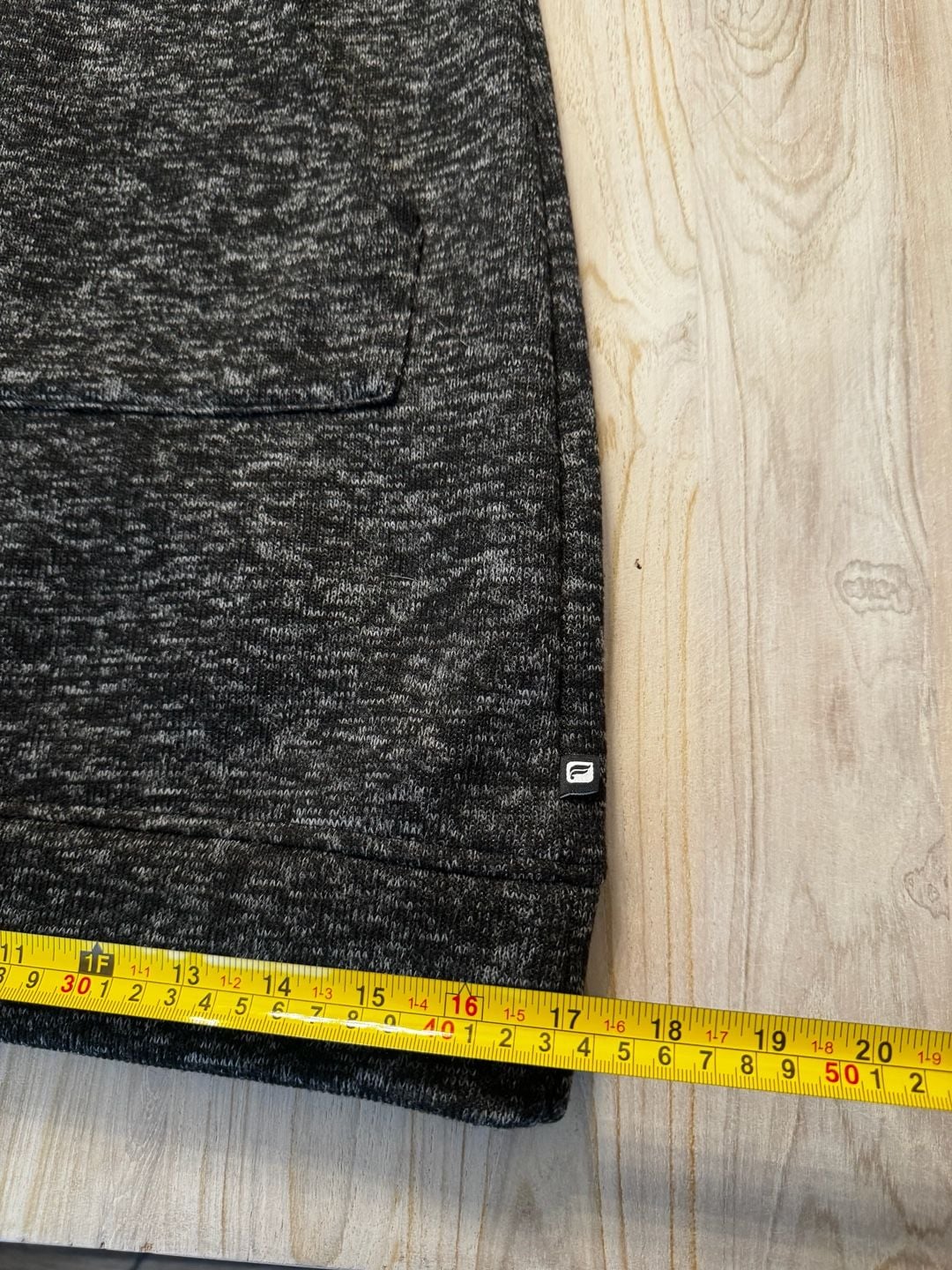 Fabletics Yukon Dress Heathered Black Hooded Sweatshirt Dress 8