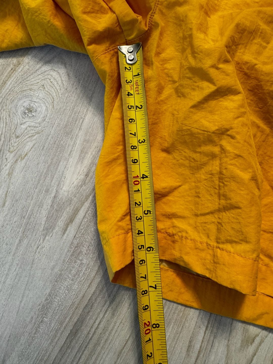 Board Ragz Vintage Yellow Nylon Swim Trunks Shorts Size M Style 99080 11