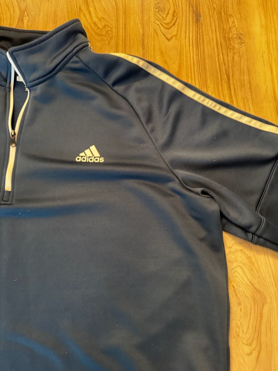 Adidas Golf Men's Navy Blue 1/4-Zip Performance Pullover Jacket XL 7
