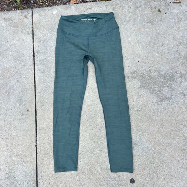 Outdoor Voices TechSweat 7/8 Flex Leggings Evergreen Green Size S