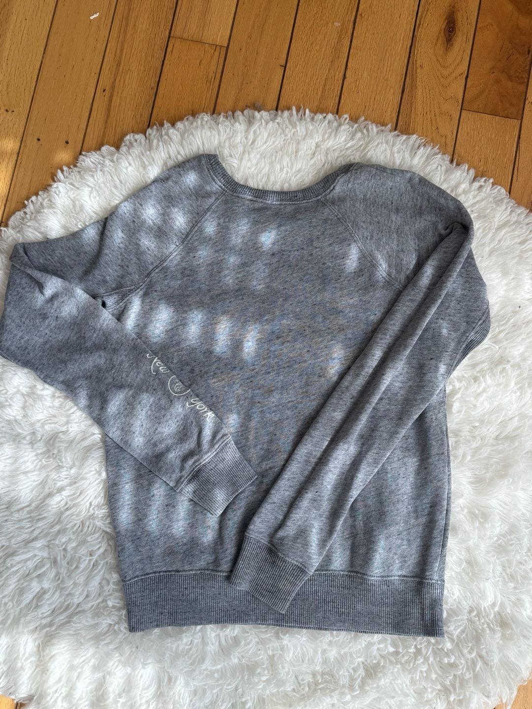 Abercrombie & Fitch Gray New York Embroidered Sweatshirt S 3