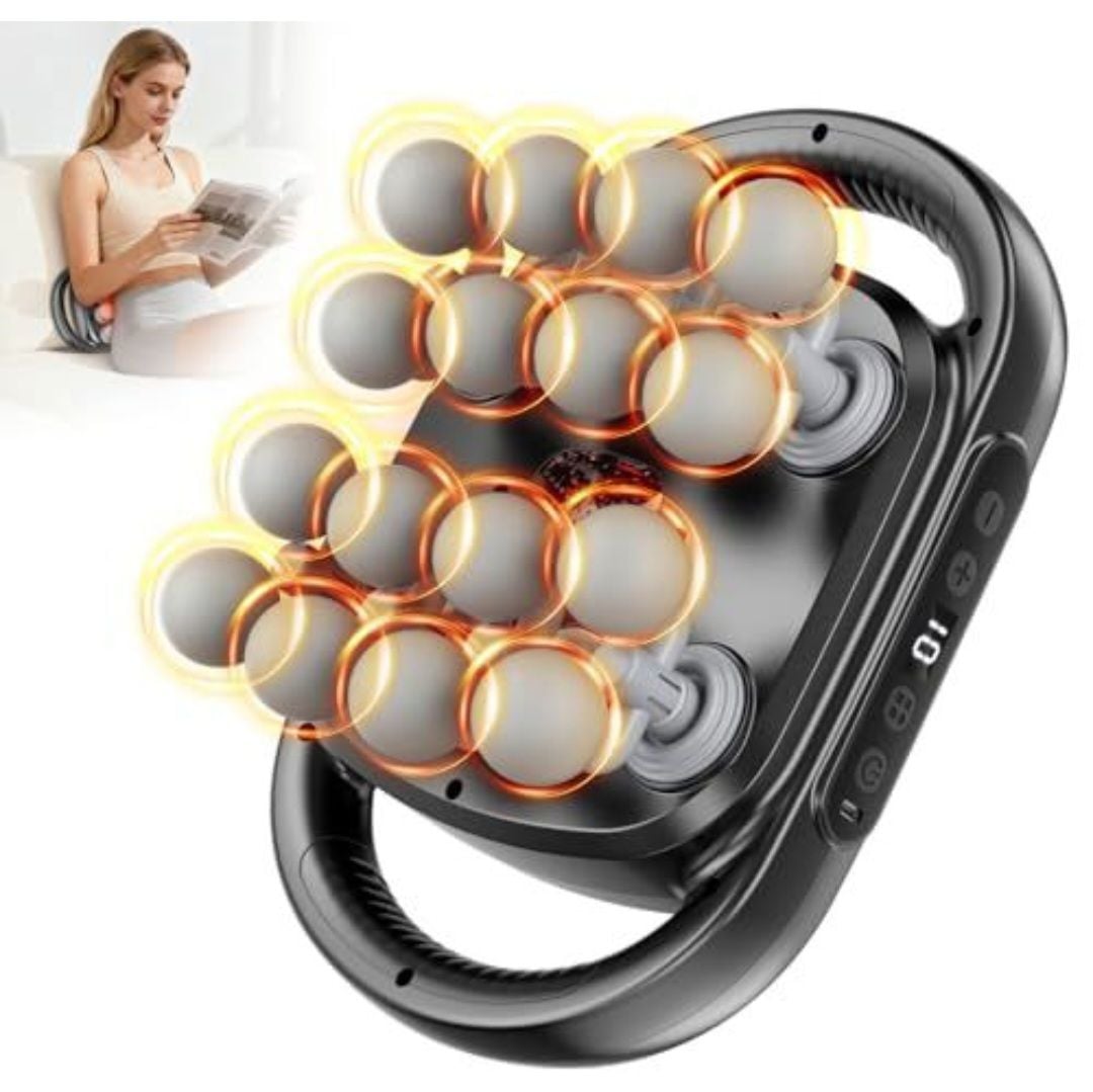 16 Head Massage Gun Set J35C Multi-Head Deep Tissue Percussion Massager,NIB 1