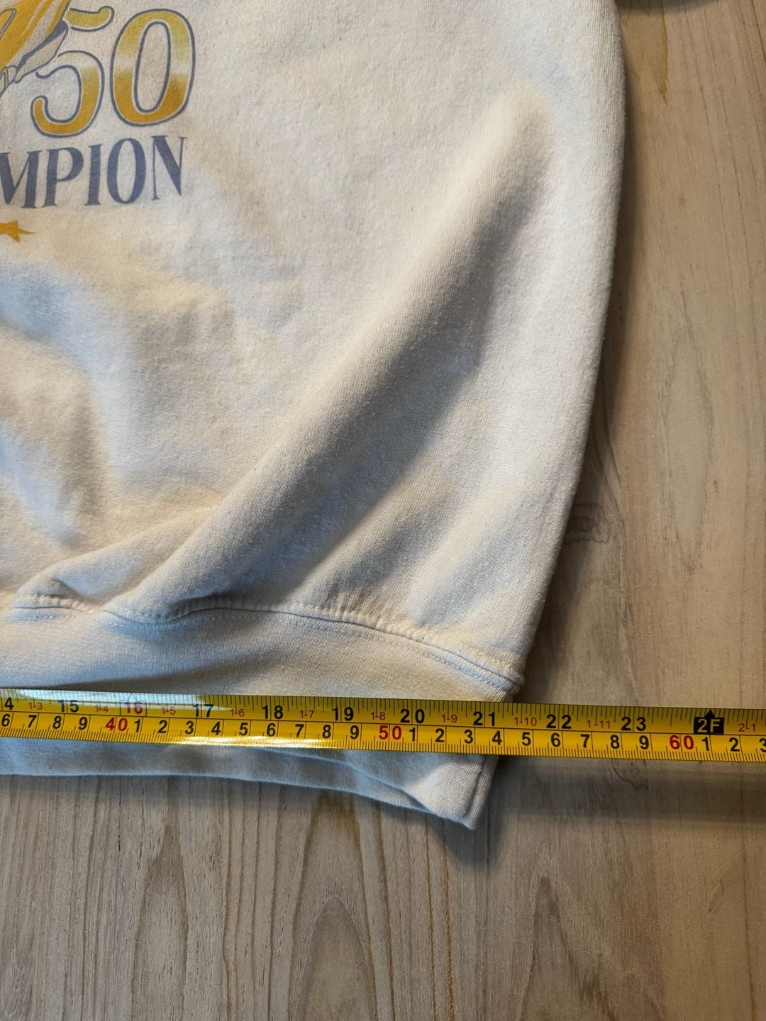 Modern Lux Golden State California 1950 National Champion White Crewneck Sweatshirt XXL 8
