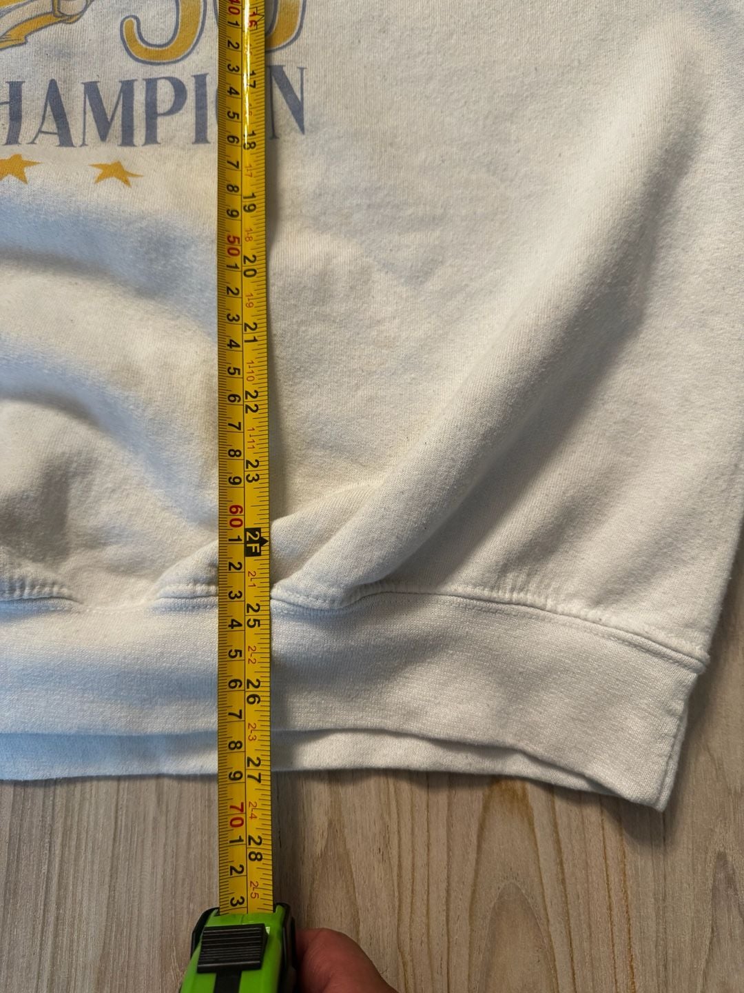 Modern Lux Golden State California 1950 National Champion White Crewneck Sweatshirt XXL 9
