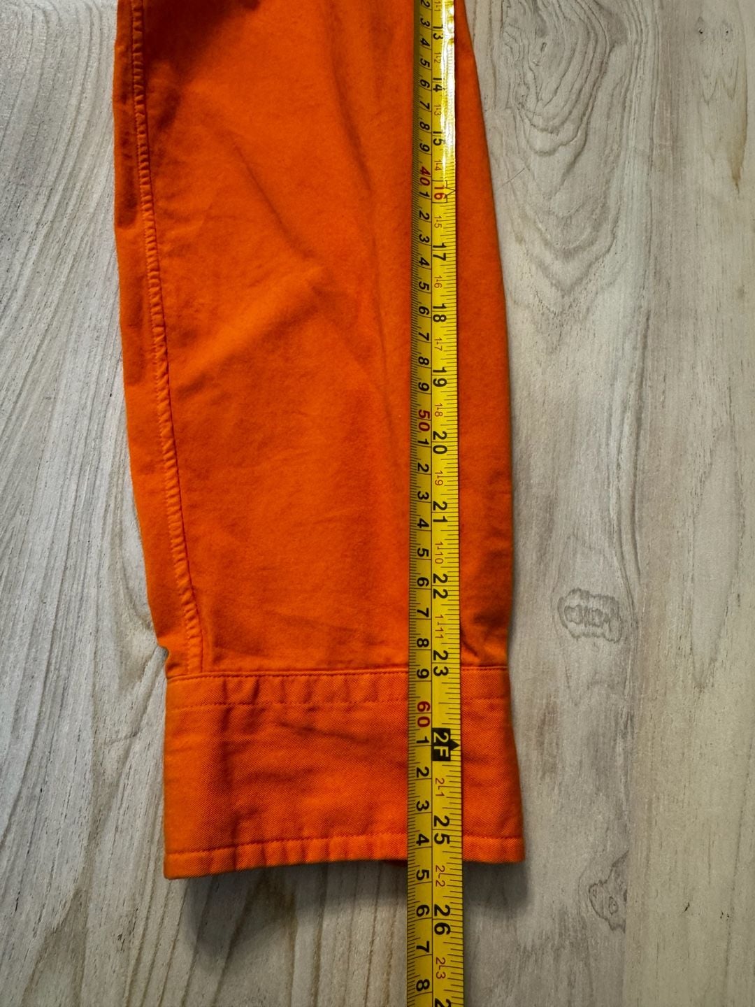 Polo Ralph Lauren Classic Fit Orange Long Sleeve Button Down Oxford Shirt Size L 7