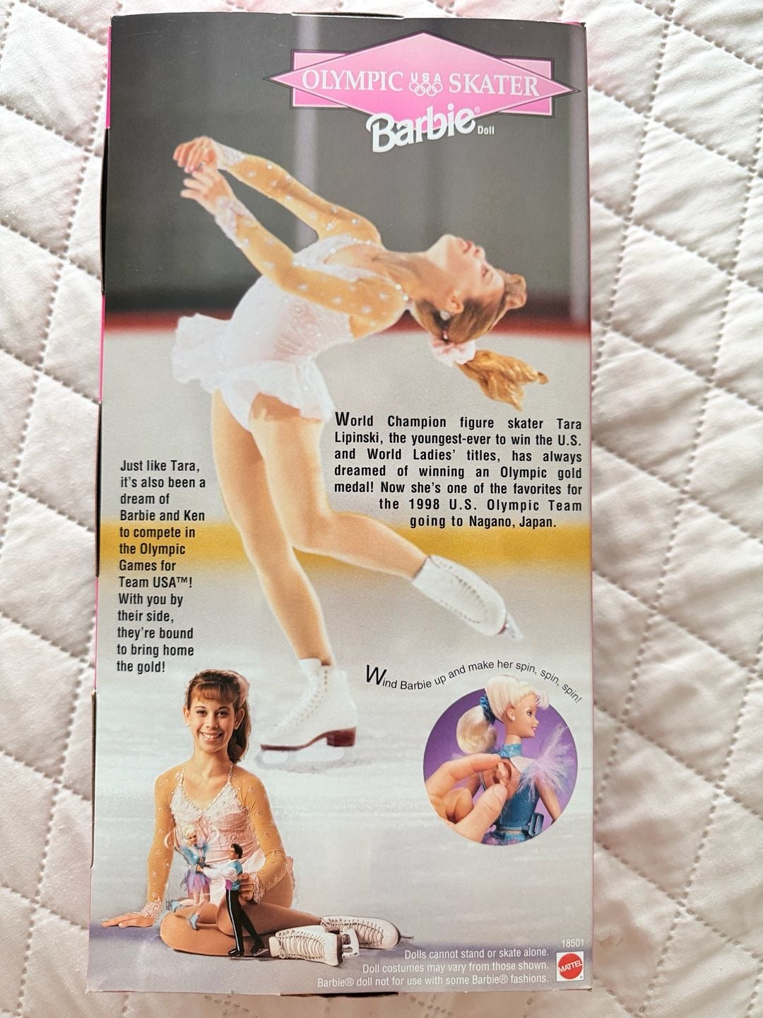 Olympic USA Skater Barbie Doll 1997 Nagano Winter Olympics 3