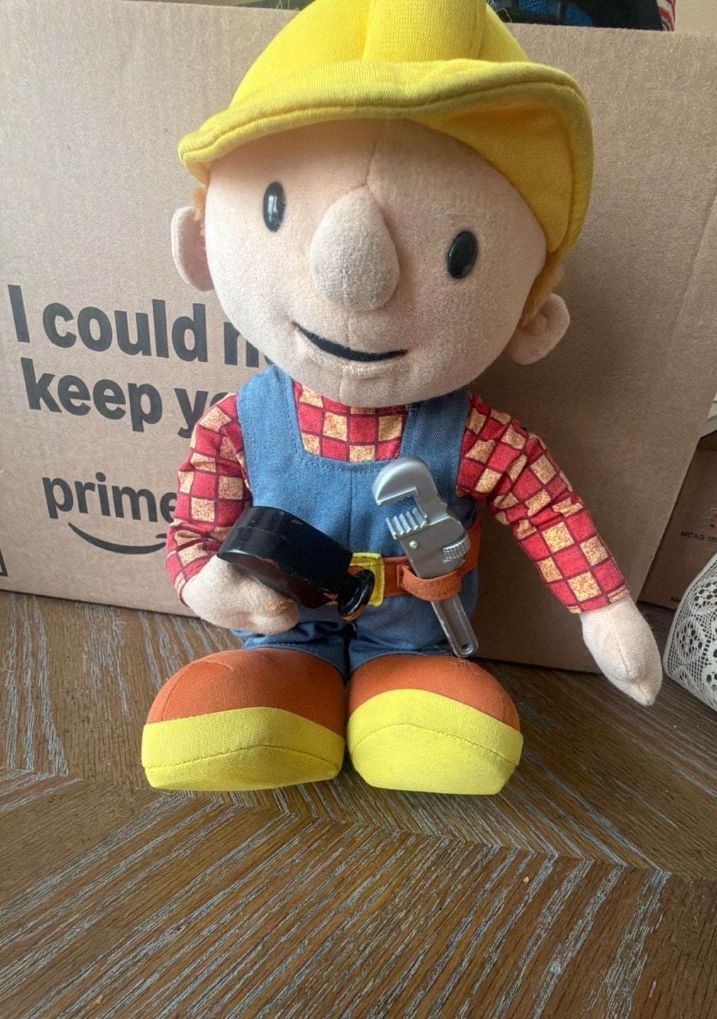 Bob the Builder Plush Toy with Tool Accessory 2