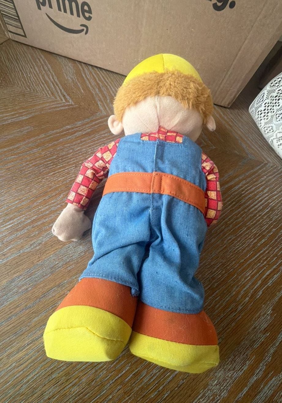 Bob the Builder Plush Toy with Tool Accessory 3