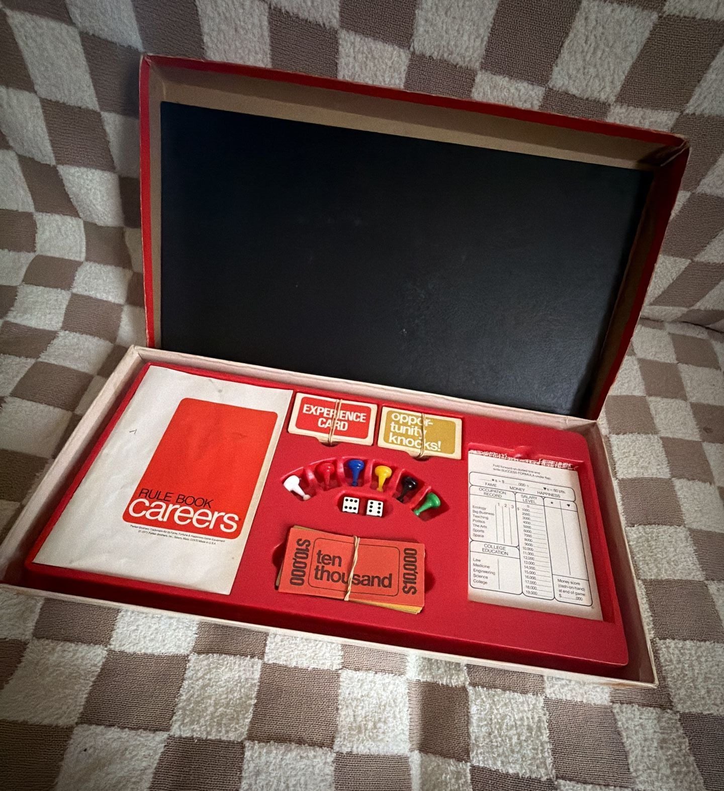 Vintage 1971 Careers Board Game by Parker Brothers 4