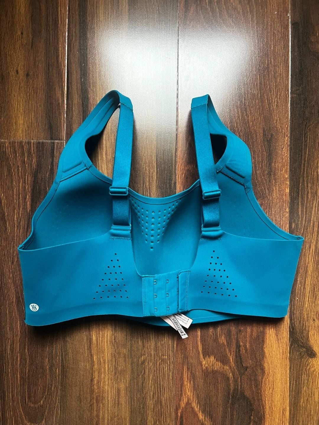 Victoria’s Secret VSX Featherweight Max Wireless High Impact Sports Bra 36C Teal 3
