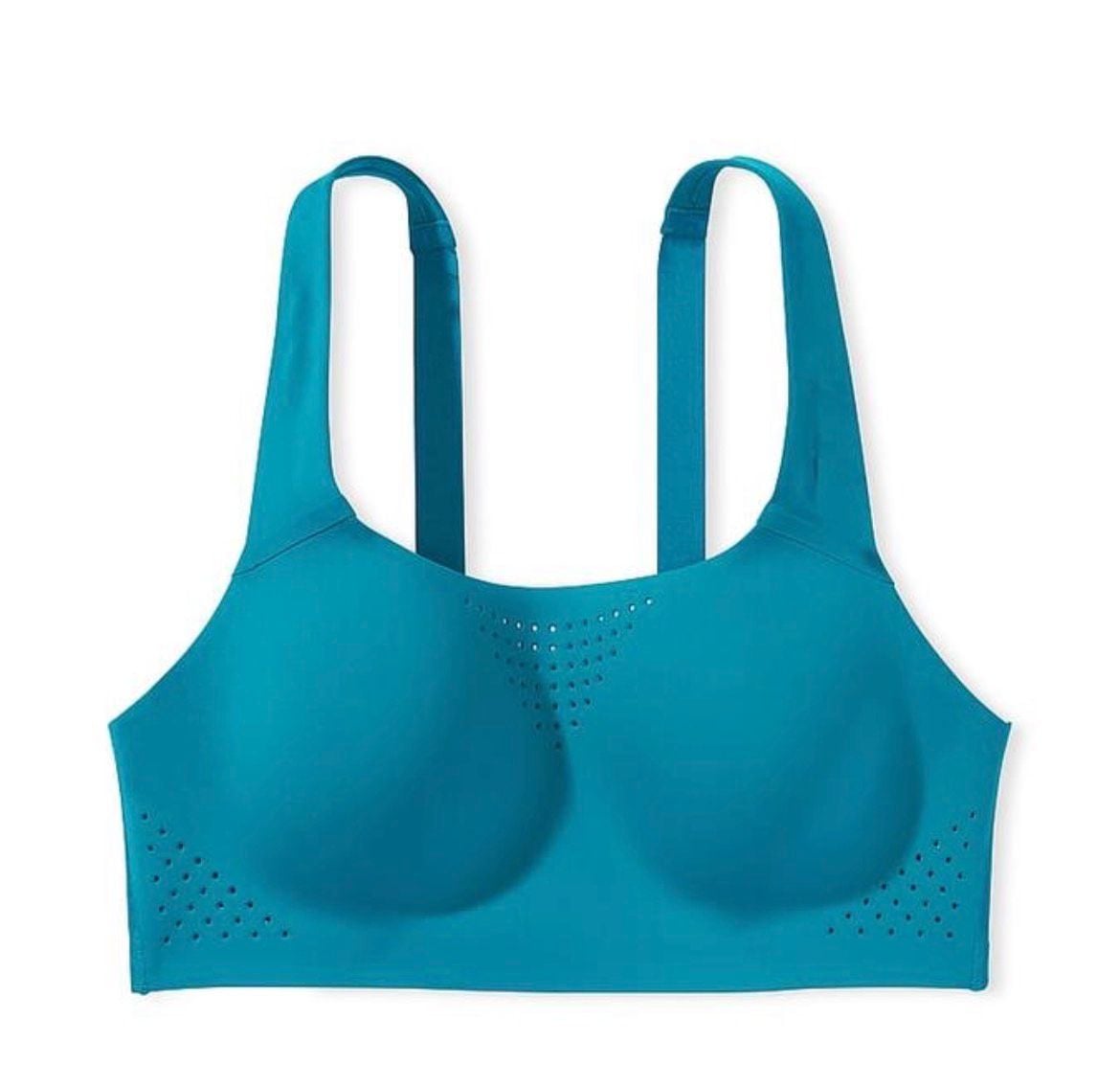 Victoria’s Secret VSX Featherweight Max Wireless High Impact Sports Bra 36C Teal 2