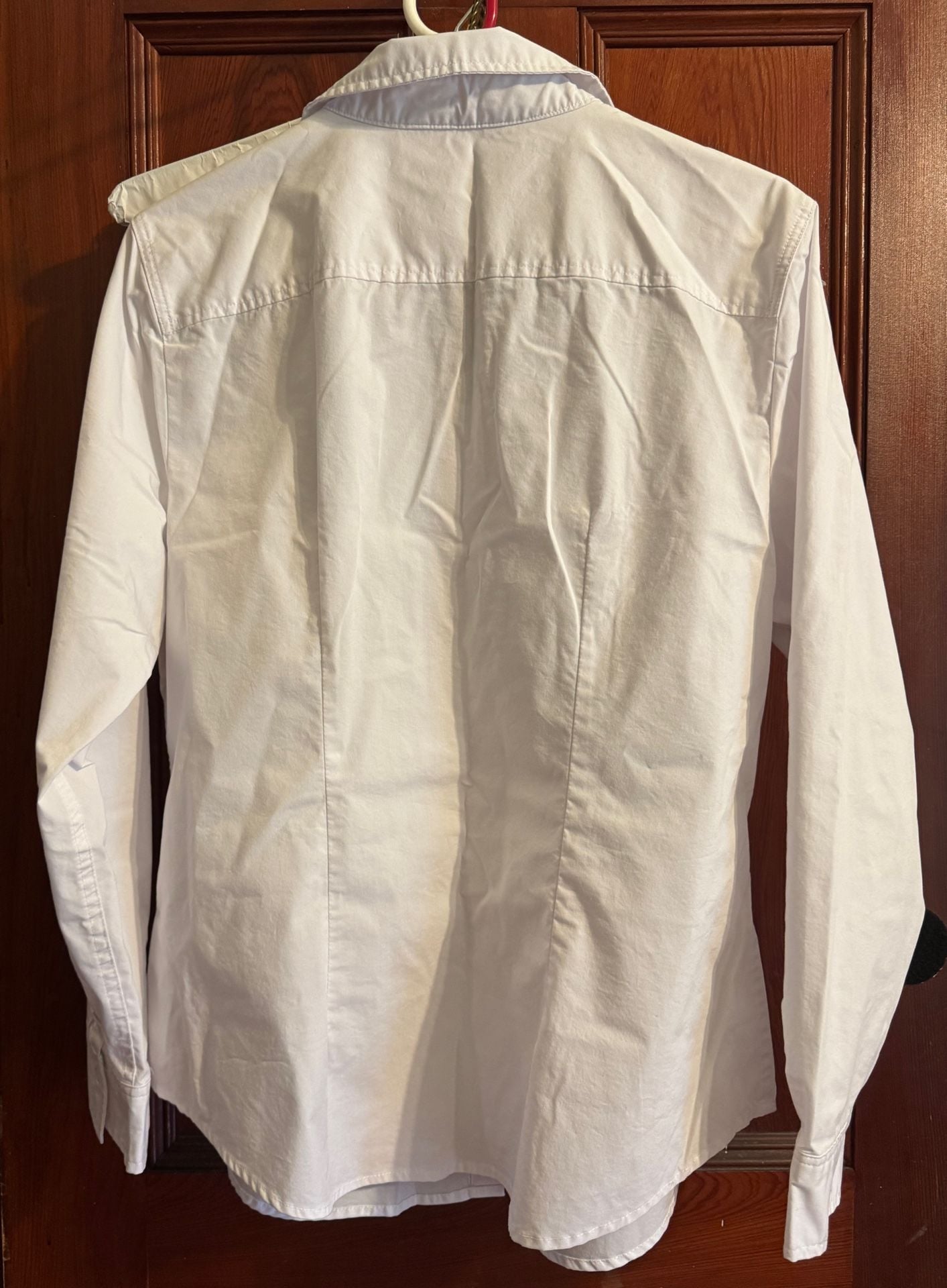 Time and Tru Women's White Long Sleeve Button Down Shirt Size XL 16-18 3
