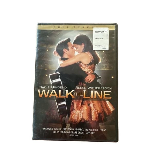 Walk the Line DVD Full Screen Edition Joaquin Phoenix Reese Witherspoon Sealed