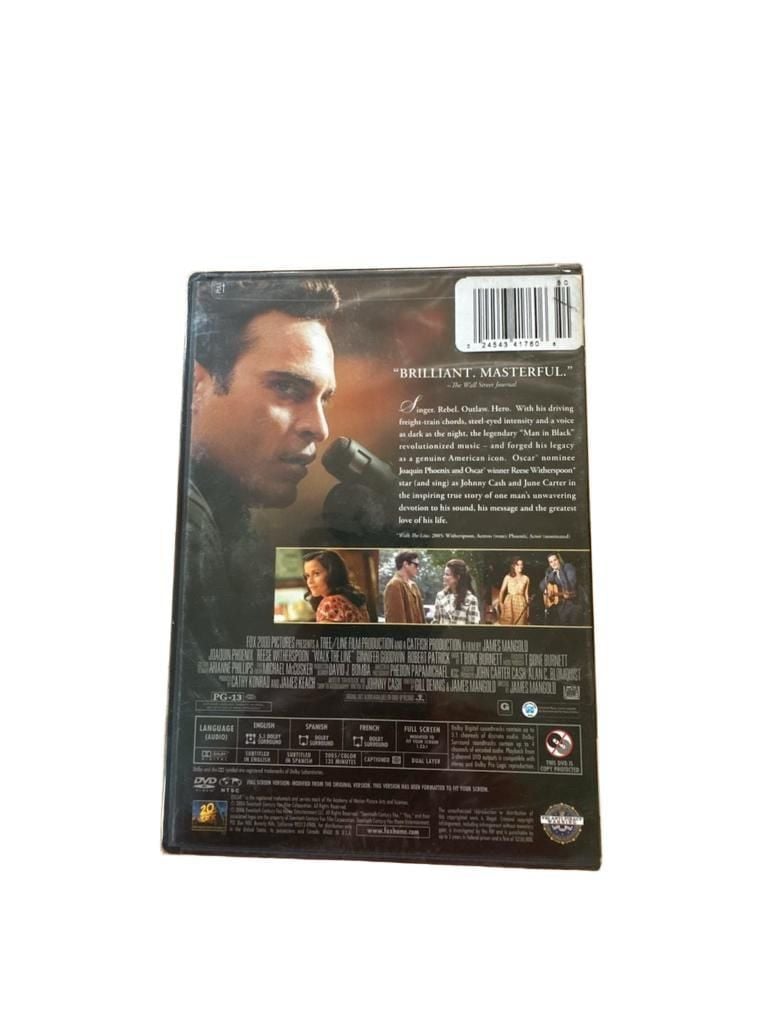Walk the Line DVD Full Screen Edition Joaquin Phoenix Reese Witherspoon Sealed 2