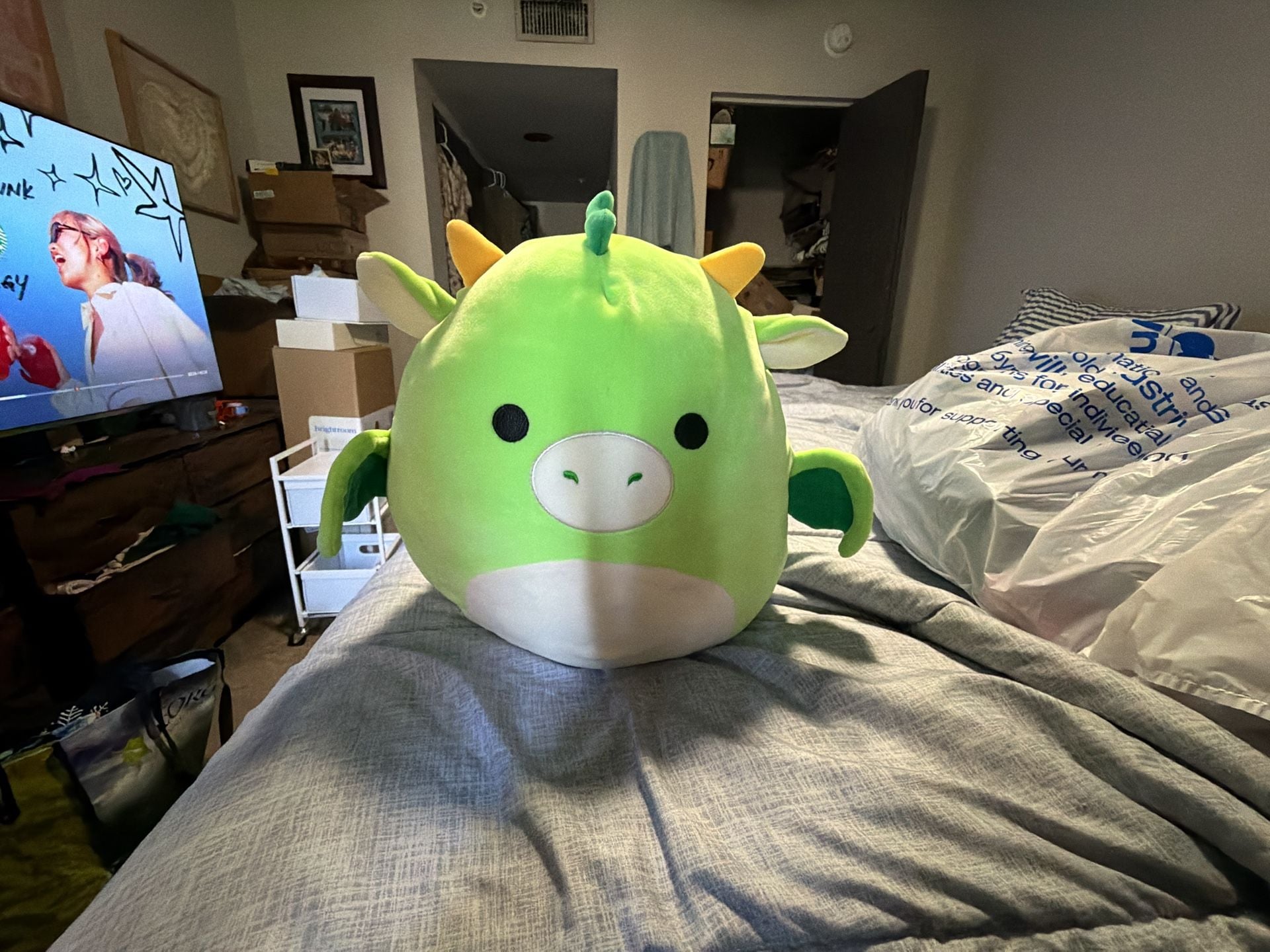 Squishmallows Kellytoy Dexter the Dragon Green Plush Stuffed Animal 1