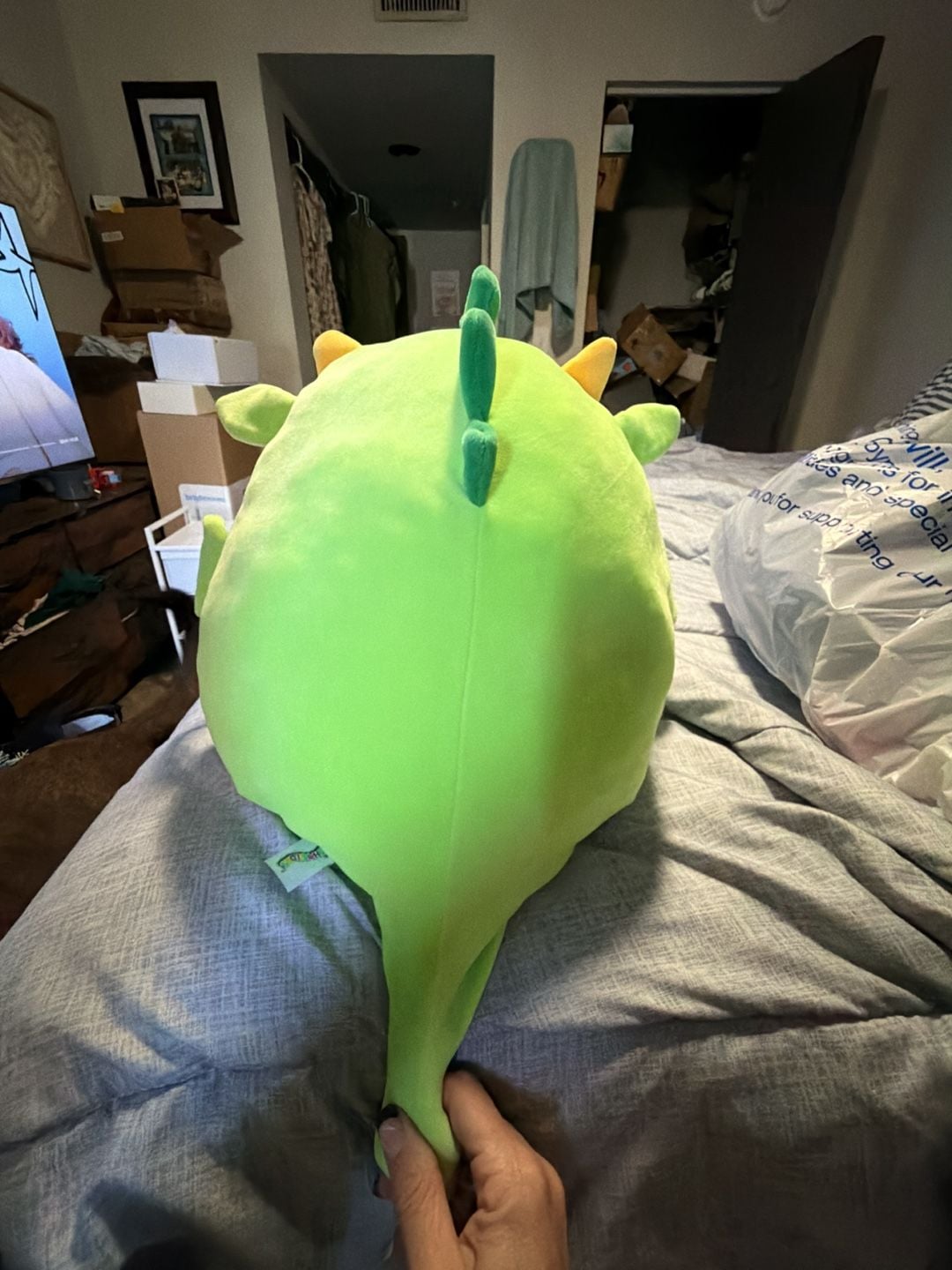 Squishmallows Kellytoy Dexter the Dragon Green Plush Stuffed Animal 3