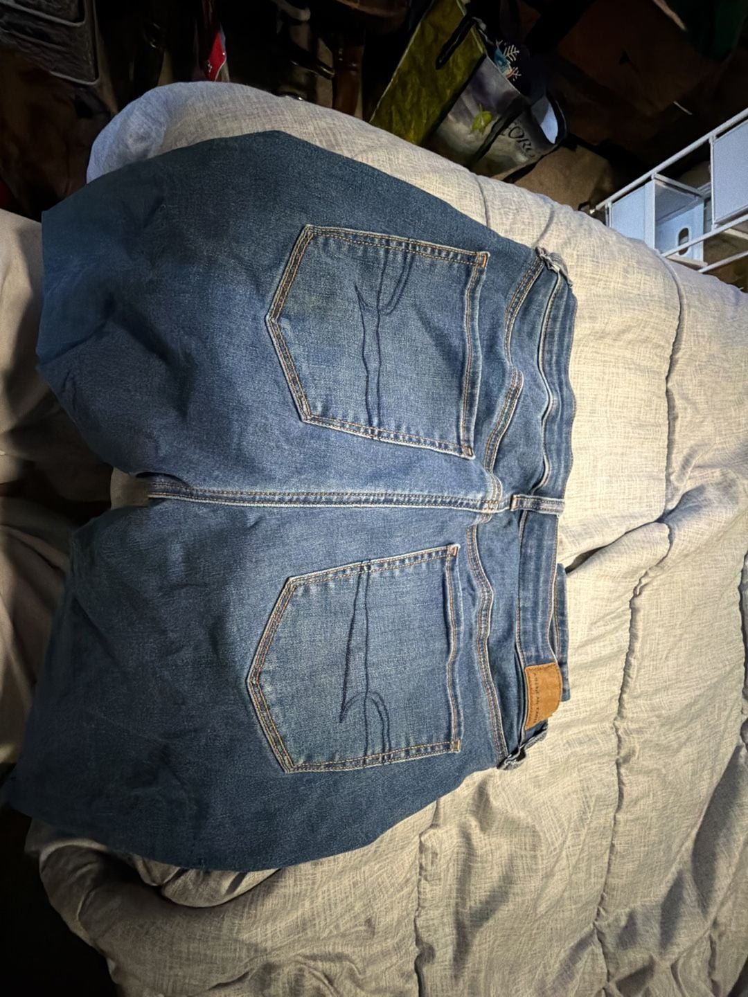 American Eagle Next Level Stretch Denim Jeans Size 14 Regular 3