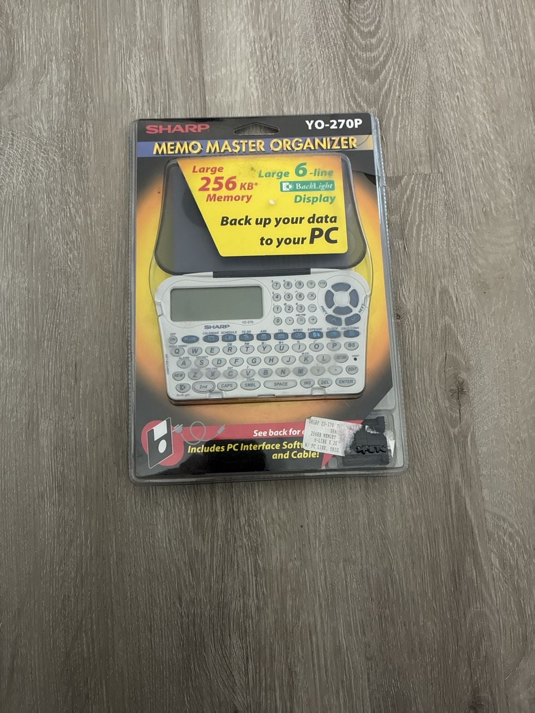 Sharp YO-270P Memo Master Organizer New Sealed in Package 1