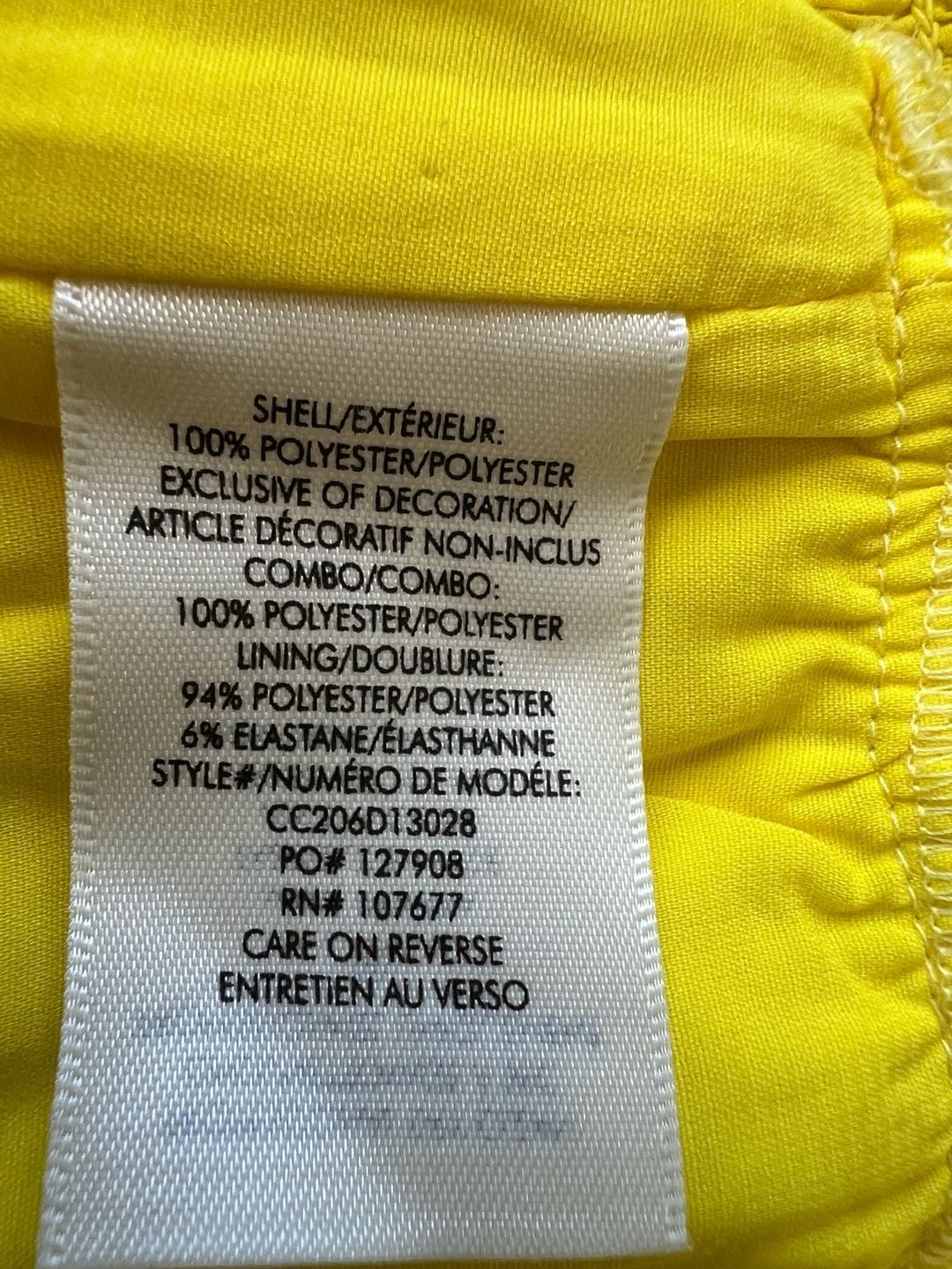 Alice + Olivia Bleeker Ruffled Eyelet Lace Crop Top Sunbeam Yellow Smocked Size S 9