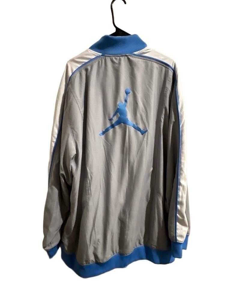 Jordan Jumpman Vintage Track Suit Jacket And Pants Gray Blue White Set 1